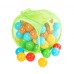 Набор шариков для сухого бассейна в корзине, диаметр 8 см, 80 шт, арт. 467 B5
